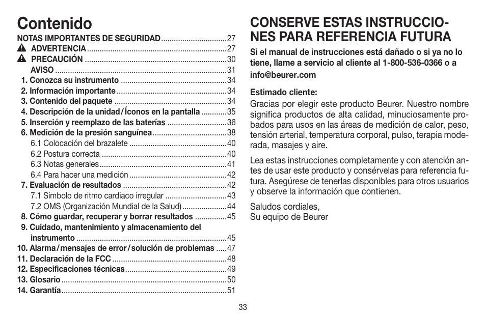 Beurer BC 58 User Manual | Page 33 / 56