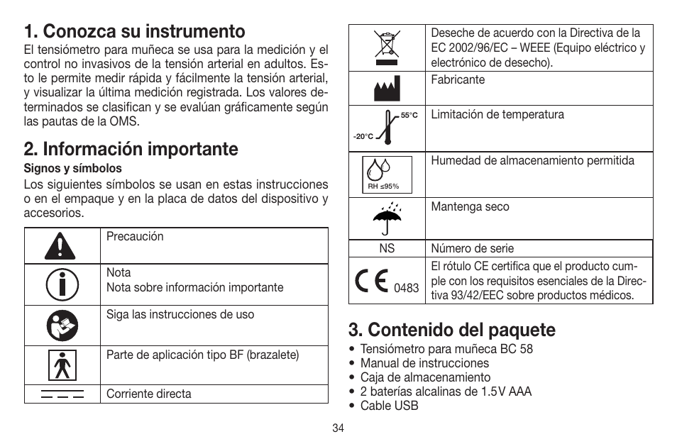 Beurer BC 58 User Manual | Page 34 / 56
