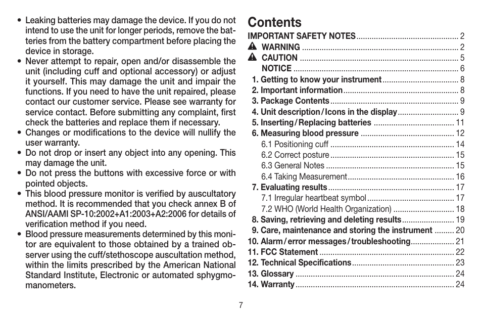 Beurer BC 58 User Manual | Page 7 / 56