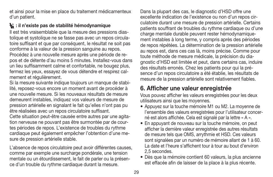 Afficher une valeur enregistrée | Beurer BC 60 User Manual | Page 29 / 84