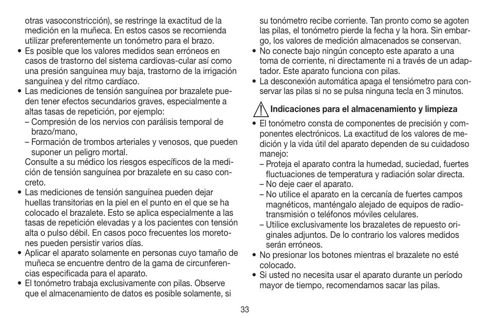 Beurer BC 60 User Manual | Page 33 / 84