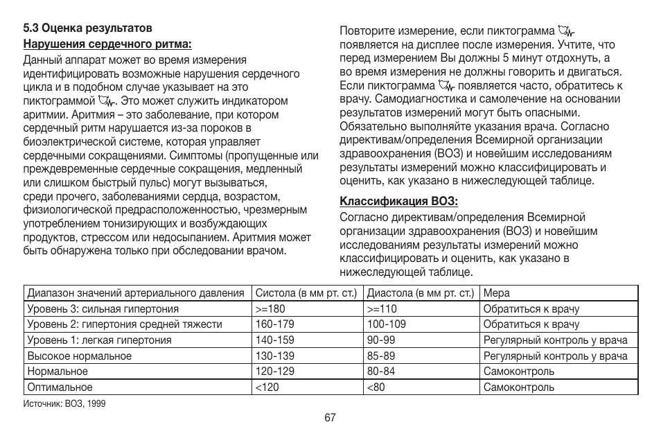 Beurer BC 60 User Manual | Page 67 / 84