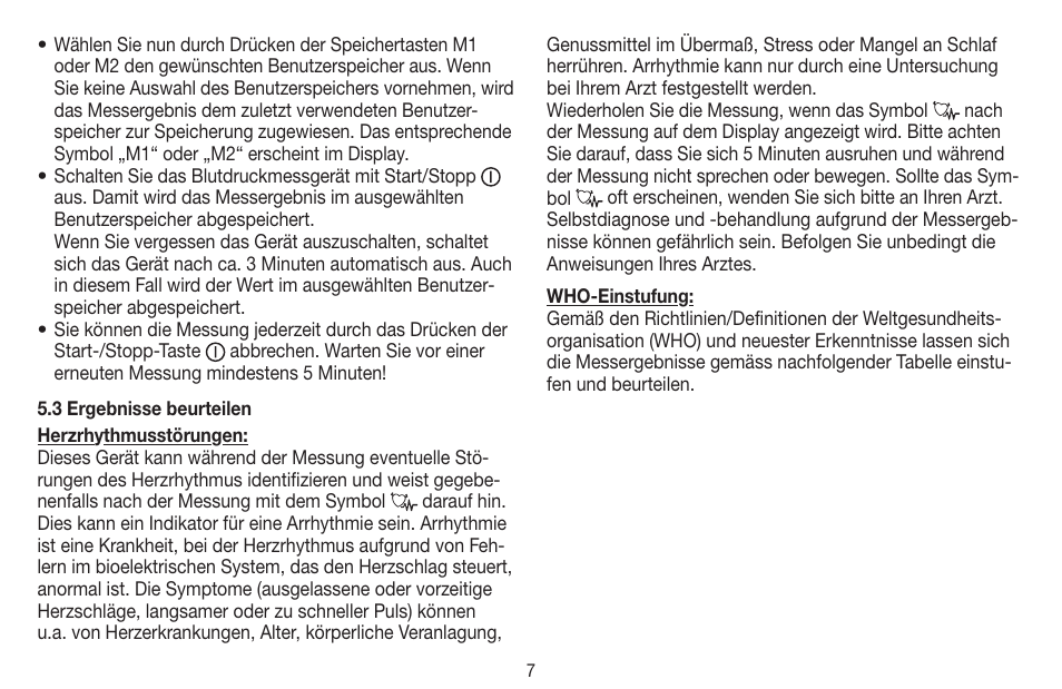 Beurer BC 60 User Manual | Page 7 / 84