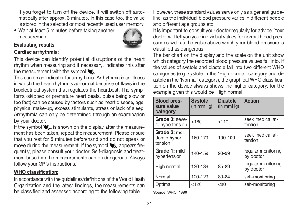 Beurer BC 80 User Manual | Page 21 / 100