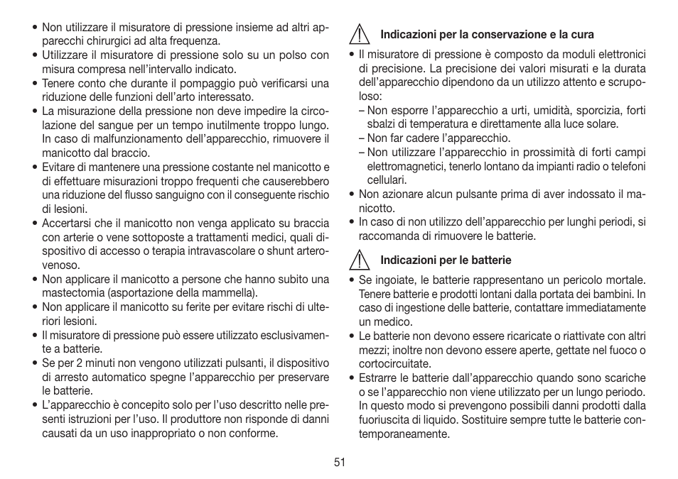 Beurer BC 80 User Manual | Page 51 / 100