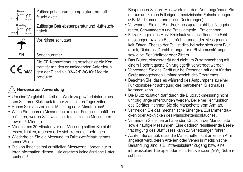 Beurer BM 19 User Manual | Page 3 / 92