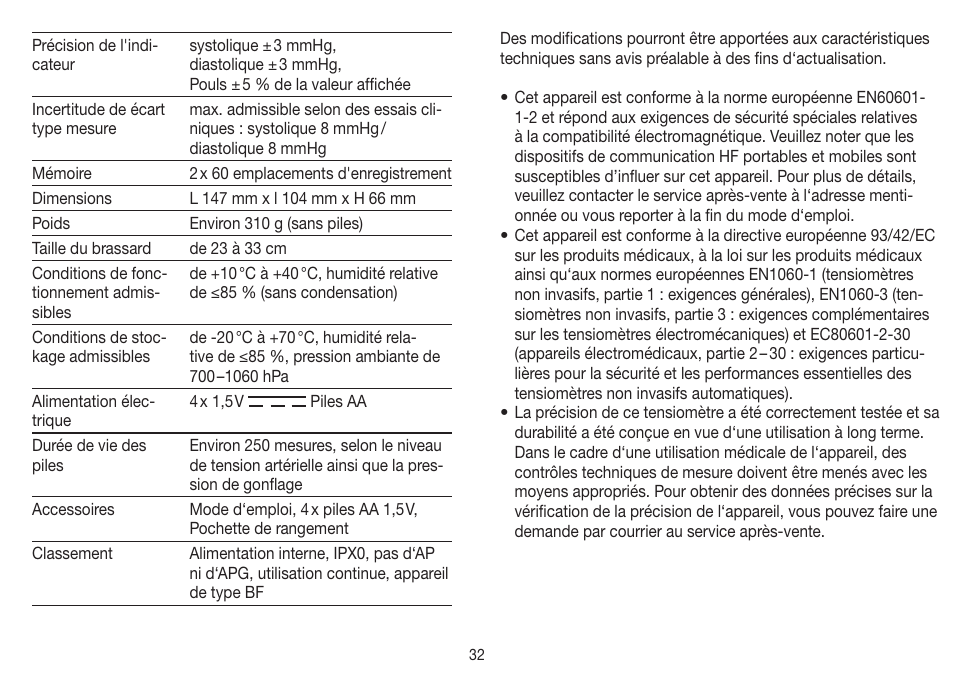 Beurer BM 19 User Manual | Page 32 / 92