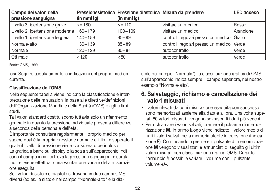 Beurer BM 19 User Manual | Page 52 / 92