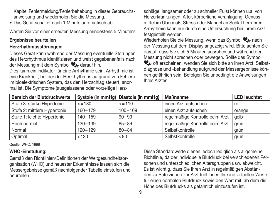Beurer BM 19 User Manual | Page 9 / 92