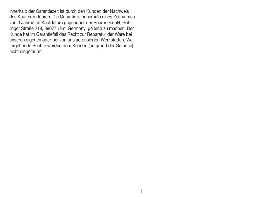 Beurer BM 26 User Manual | Page 11 / 80