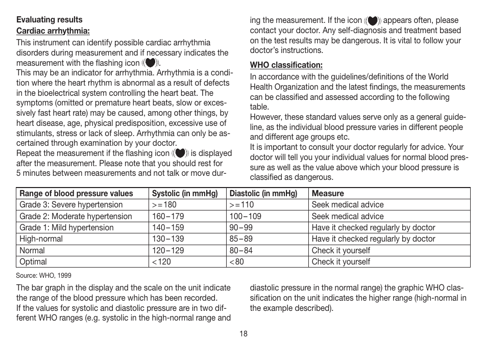 Beurer BM 26 User Manual | Page 18 / 80