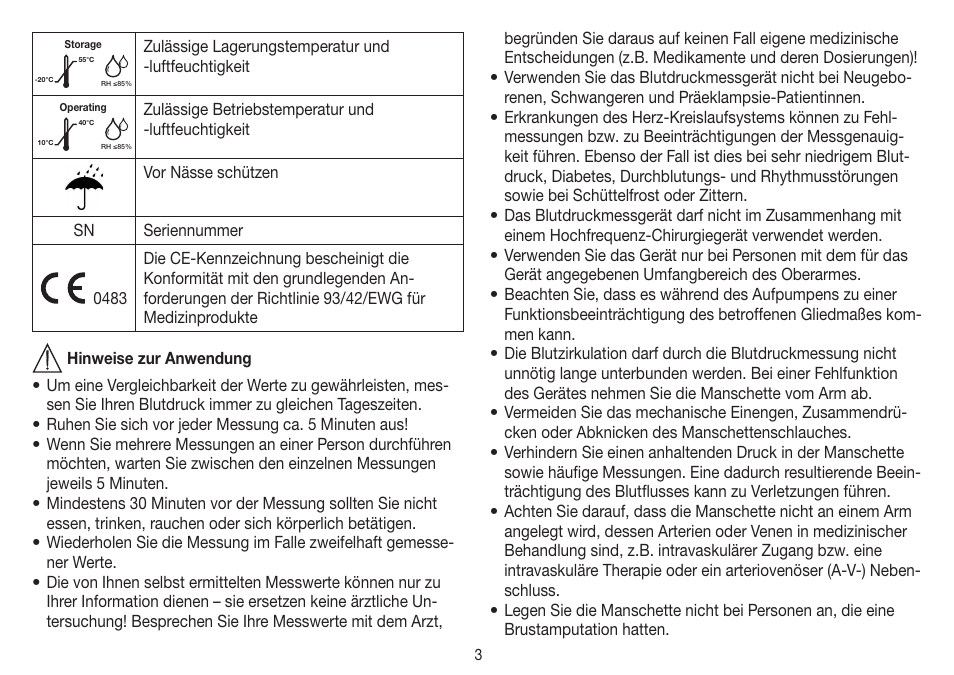 Beurer BM 26 User Manual | Page 3 / 80