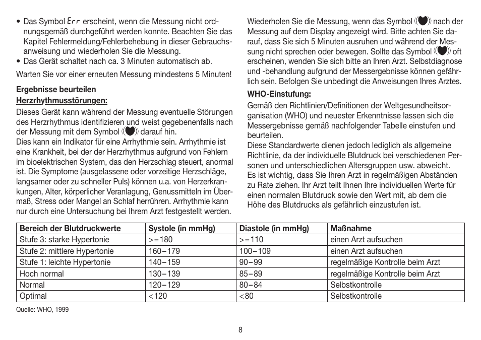 Beurer BM 26 User Manual | Page 8 / 80