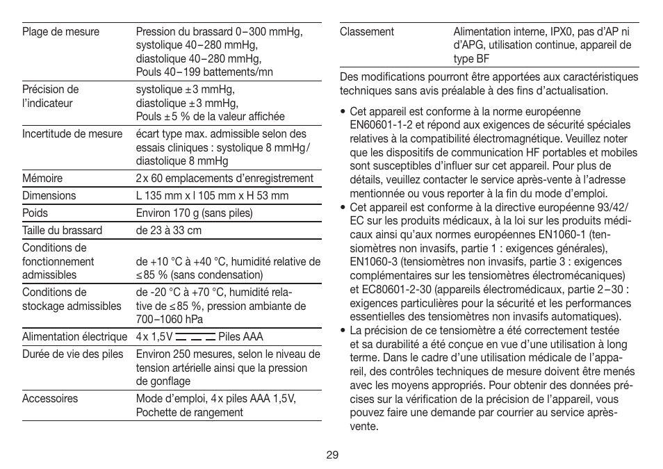 Beurer BM 35 User Manual | Page 29 / 80