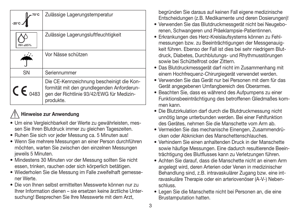 Beurer BM 35 User Manual | Page 3 / 80