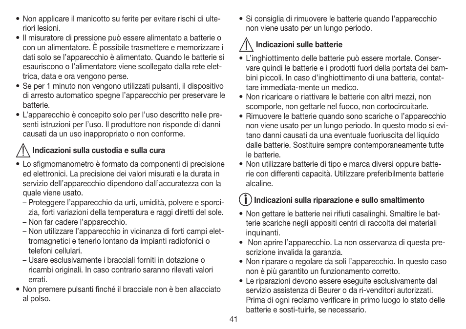 Beurer BM 35 User Manual | Page 41 / 80