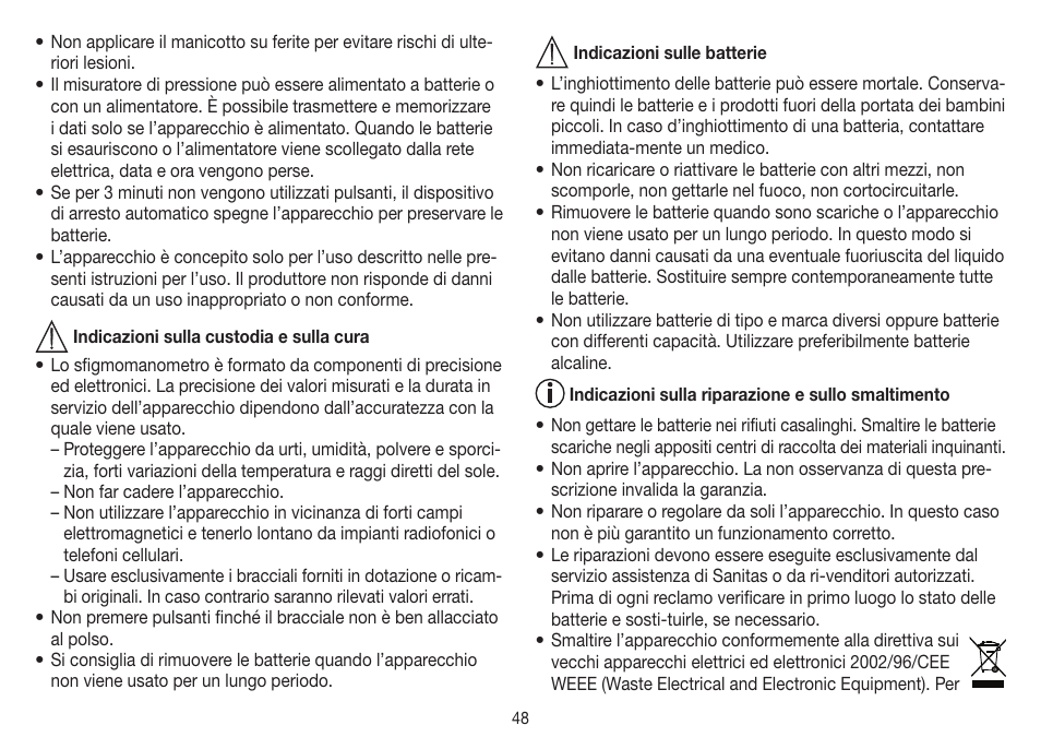 Beurer BM 40 User Manual | Page 48 / 92