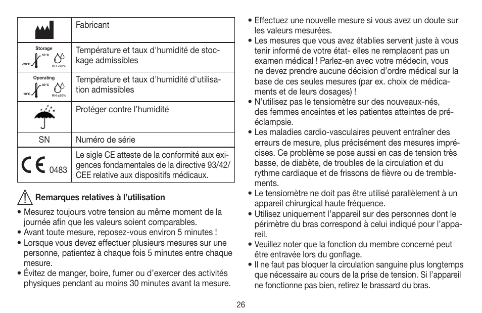 Beurer BM 44 User Manual | Page 26 / 100