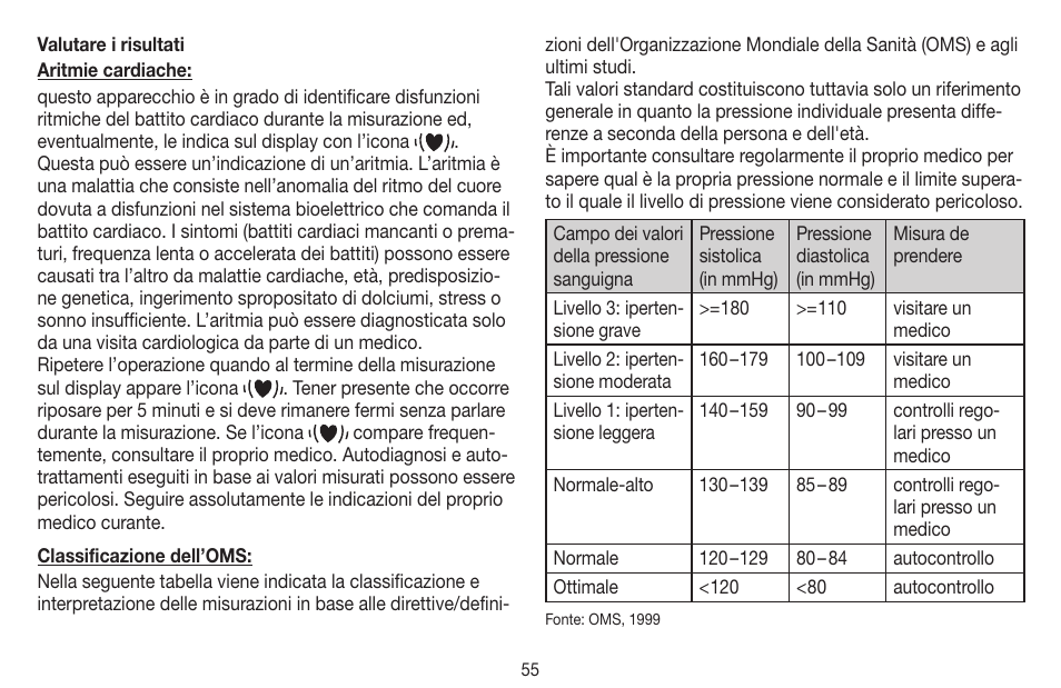 Beurer BM 44 User Manual | Page 55 / 100