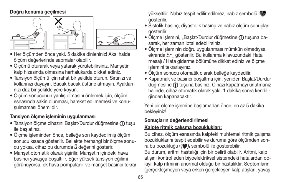 Beurer BM 44 User Manual | Page 65 / 100