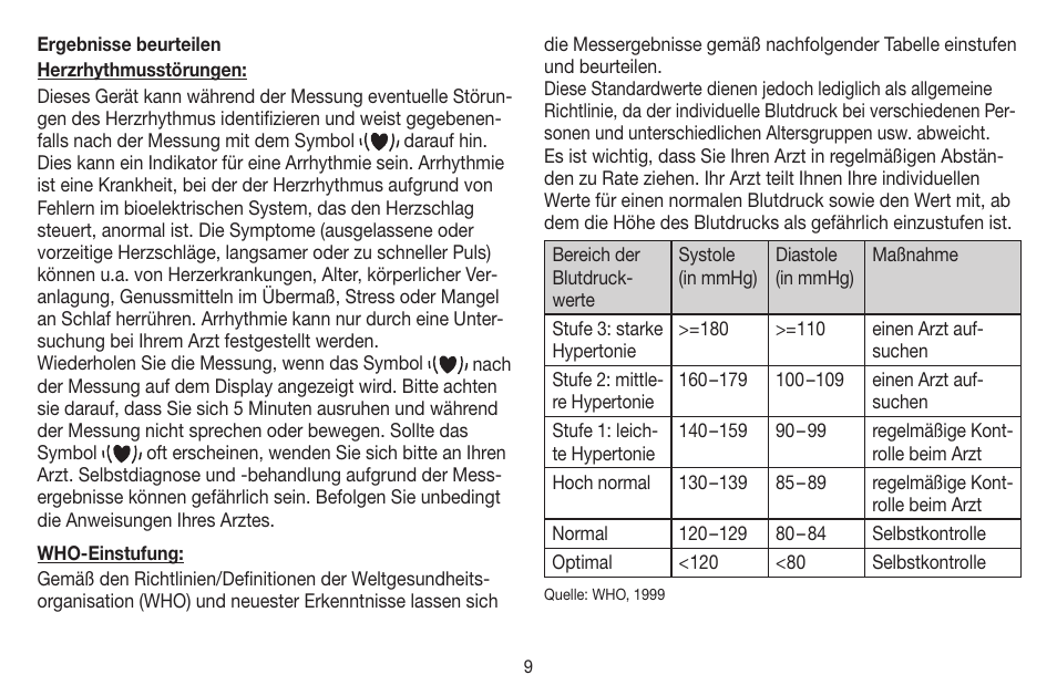 Beurer BM 44 User Manual | Page 9 / 100