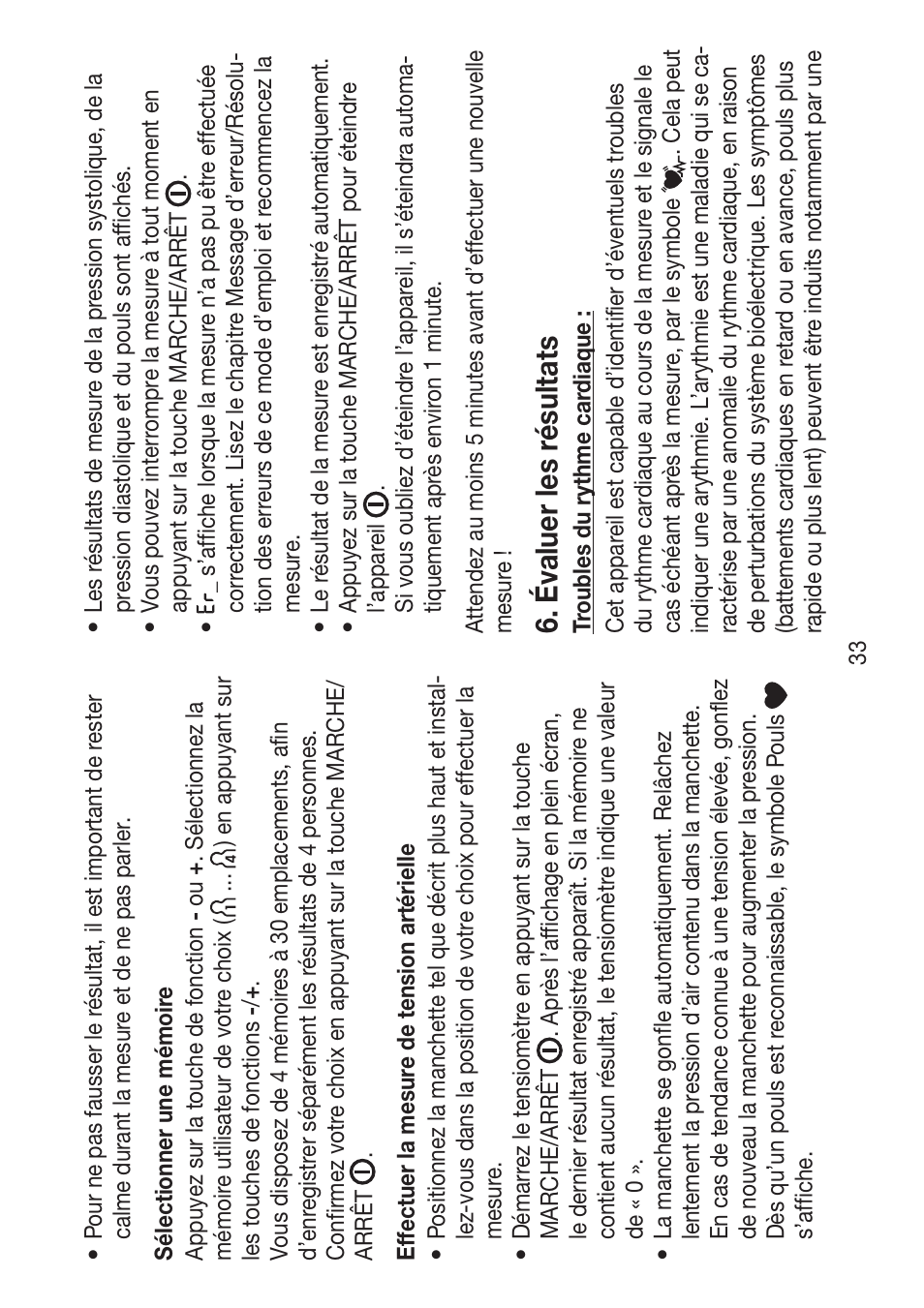 É valuer les résultats | Beurer BM 47 User Manual | Page 33 / 104