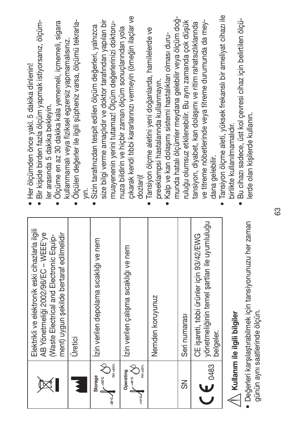 Beurer BM 47 User Manual | Page 63 / 104