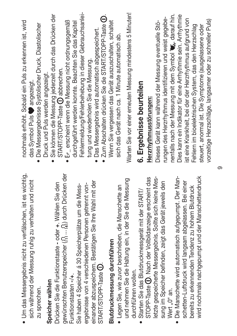 Er gebnisse beur teilen | Beurer BM 47 User Manual | Page 9 / 104