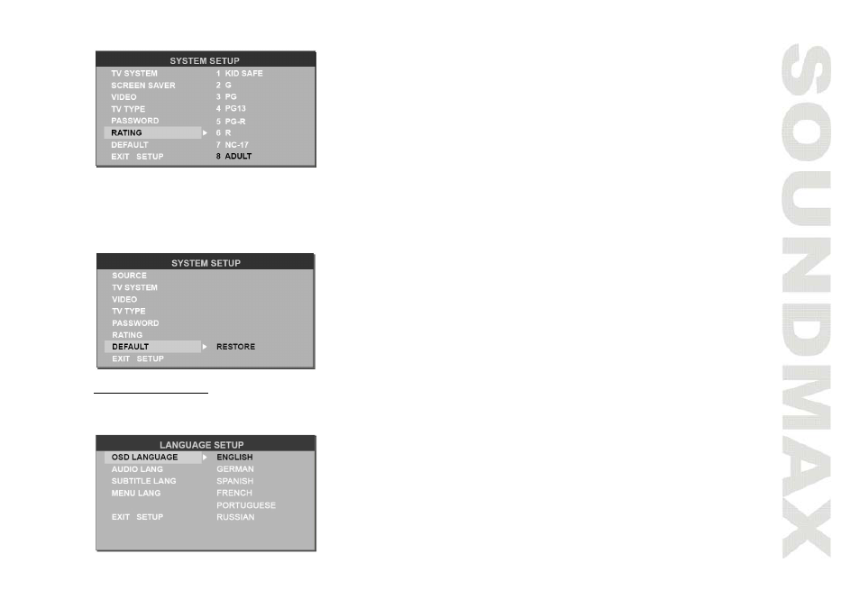 SoundMax SM-CMD3004 User Manual | Page 31 / 80