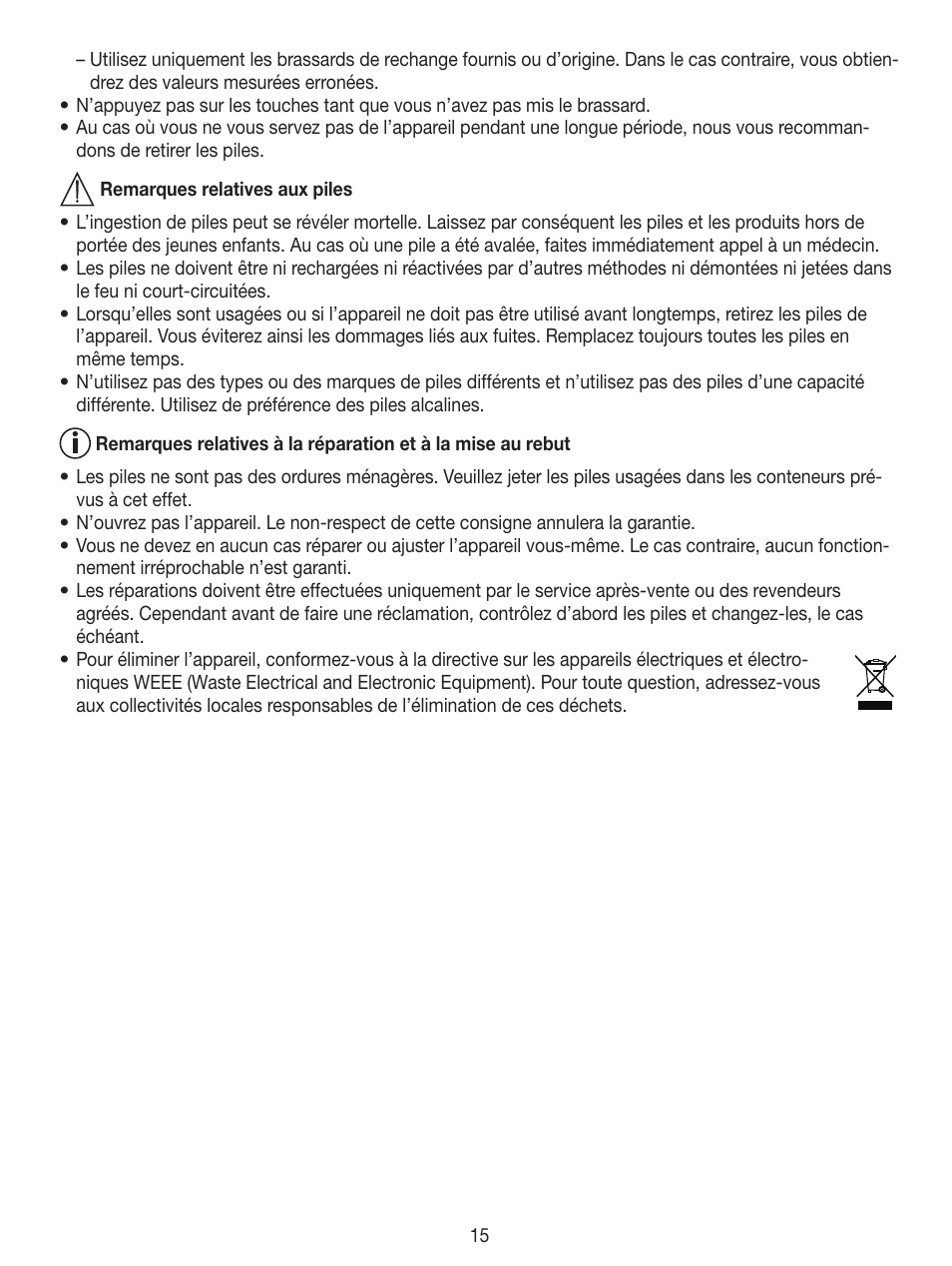 Beurer BM 49 User Manual | Page 15 / 56