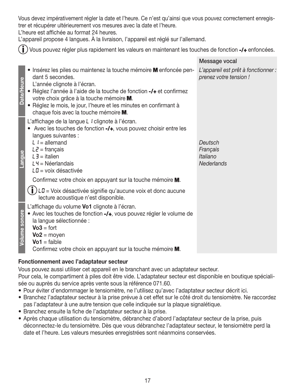 Beurer BM 49 User Manual | Page 17 / 56