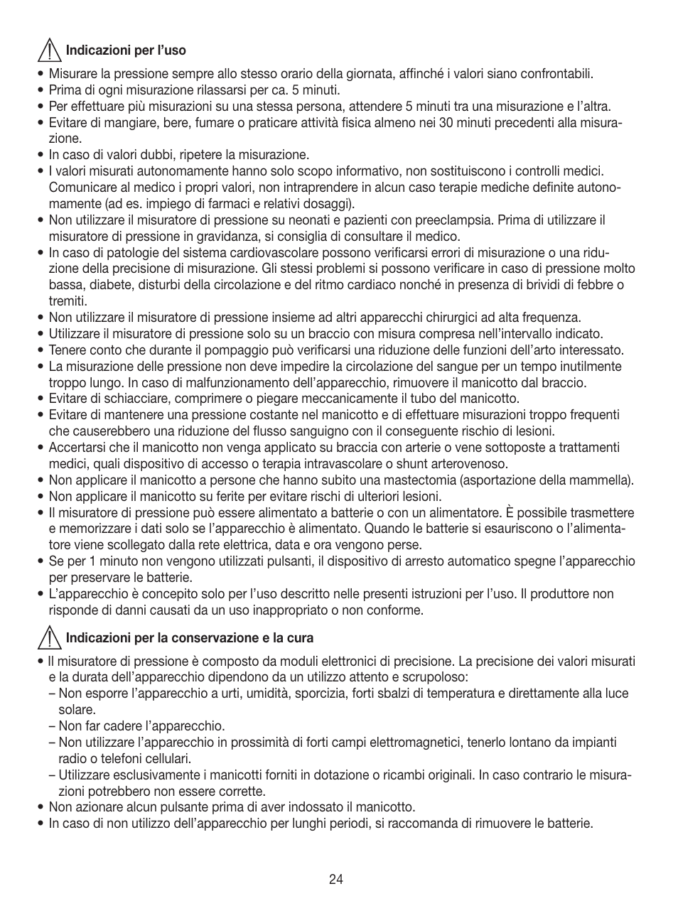 Beurer BM 49 User Manual | Page 24 / 56