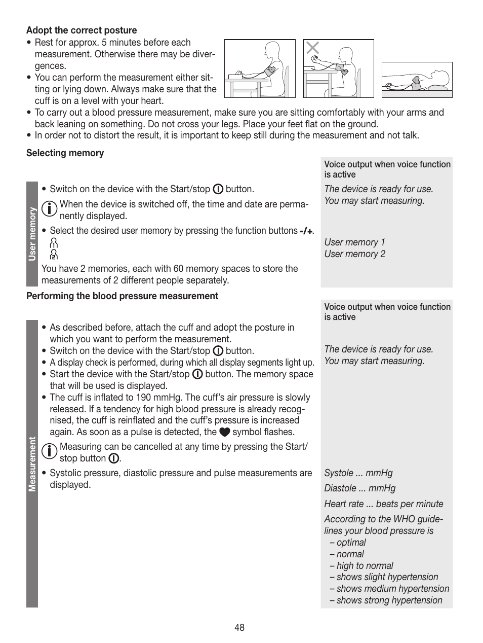 Beurer BM 49 User Manual | Page 48 / 56