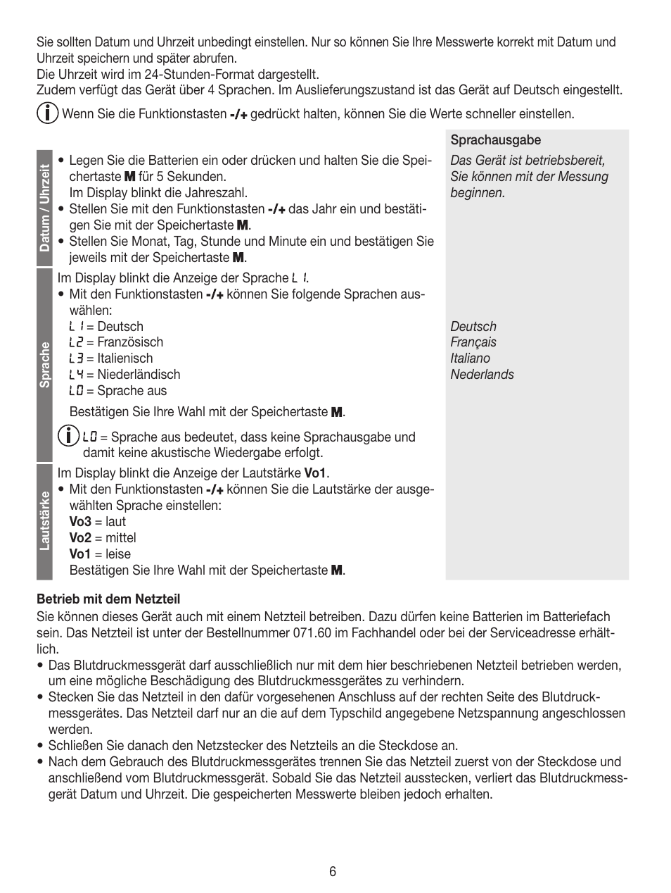 Beurer BM 49 User Manual | Page 6 / 56
