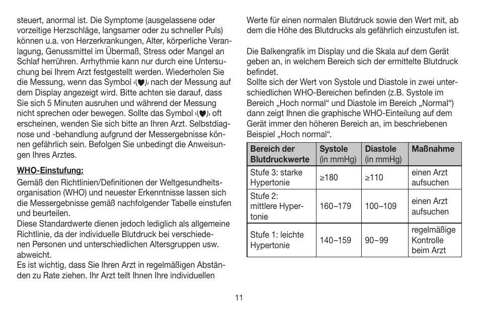 Beurer BM 58 User Manual | Page 11 / 124