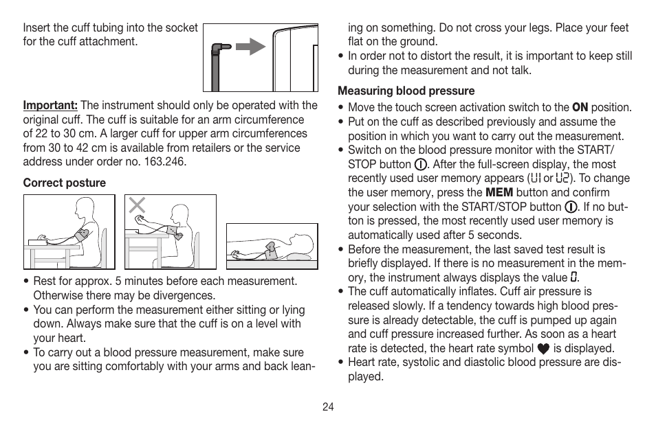 Beurer BM 58 User Manual | Page 24 / 124