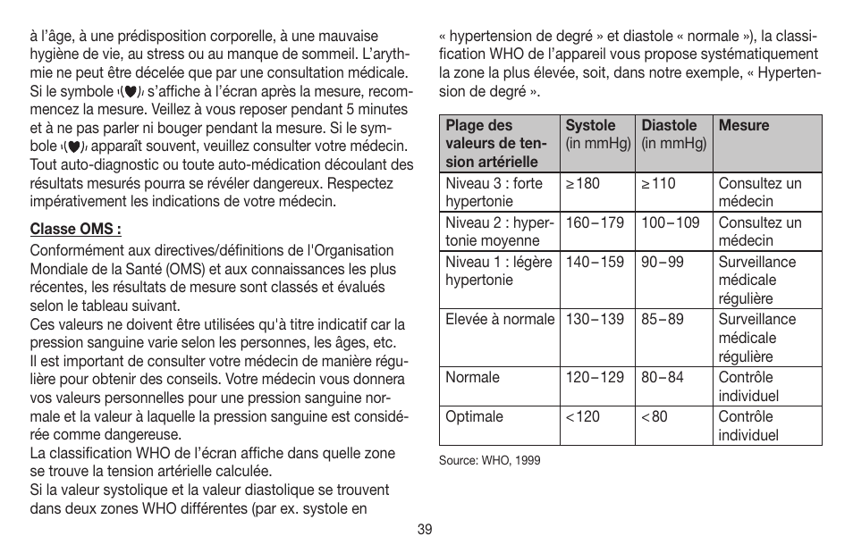 Beurer BM 58 User Manual | Page 39 / 124