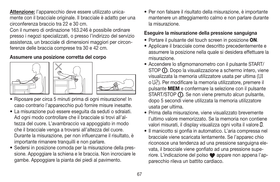 Beurer BM 58 User Manual | Page 67 / 124