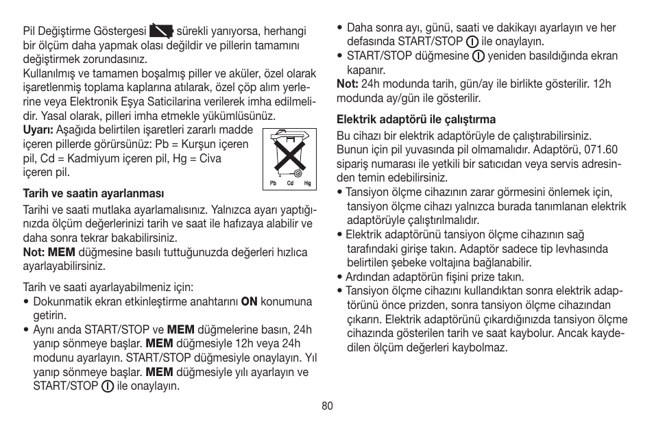 Beurer BM 58 User Manual | Page 80 / 124