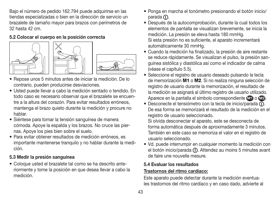 Beurer BM 60 User Manual | Page 43 / 100