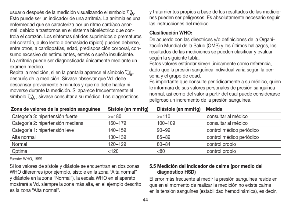 Beurer BM 60 User Manual | Page 44 / 100