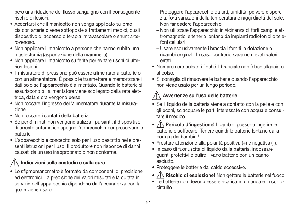 Beurer BM 60 User Manual | Page 51 / 100