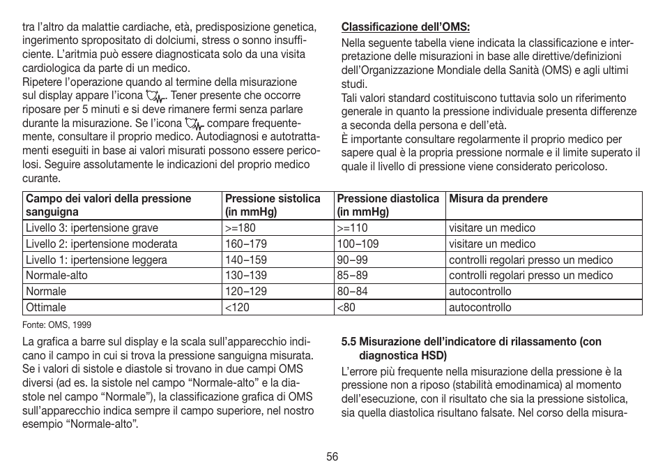 Beurer BM 60 User Manual | Page 56 / 100