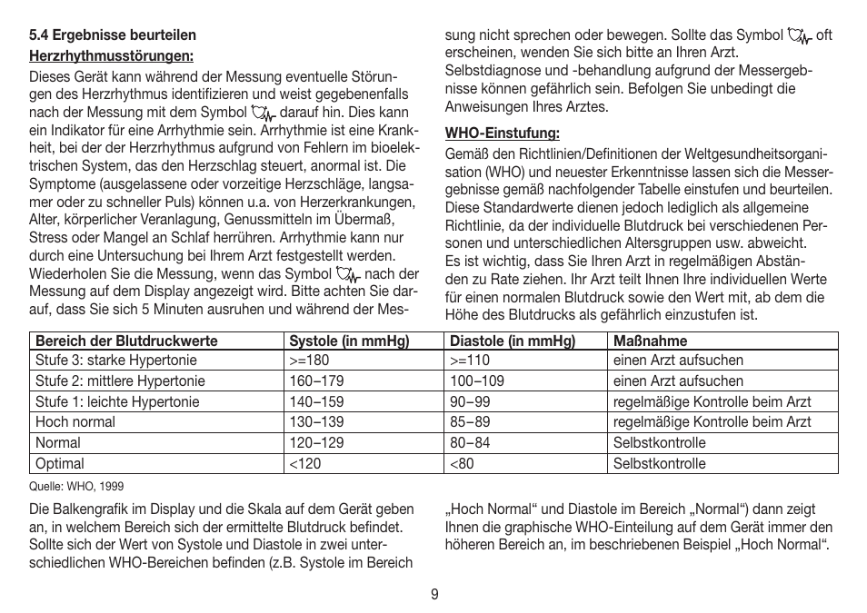 Beurer BM 60 User Manual | Page 9 / 100