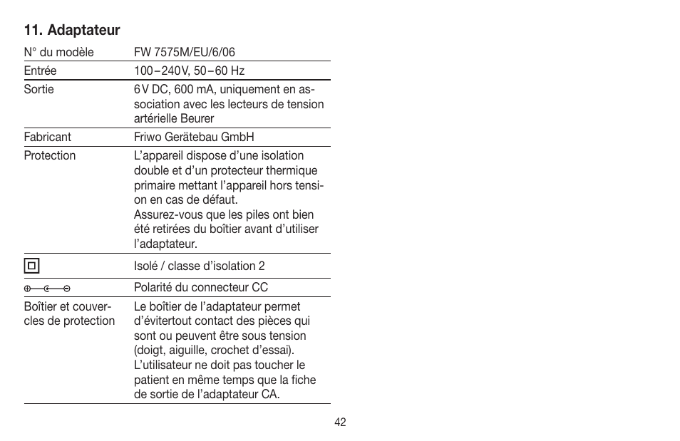 Beurer BM 65 User Manual | Page 42 / 116