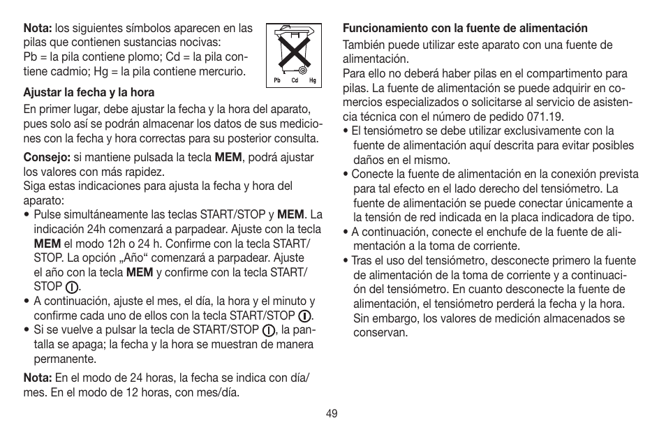 Beurer BM 65 User Manual | Page 49 / 116