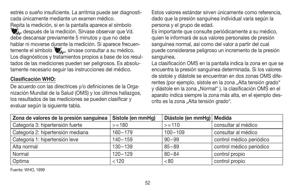 Beurer BM 65 User Manual | Page 52 / 116