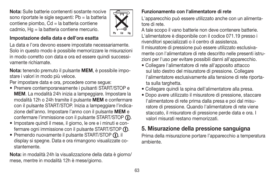 Beurer BM 65 User Manual | Page 63 / 116