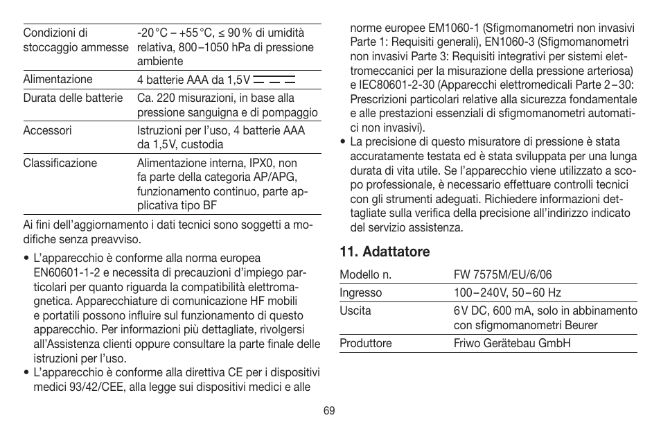 Beurer BM 65 User Manual | Page 69 / 116