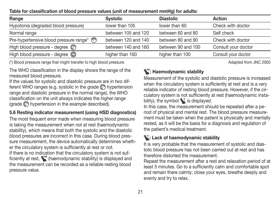 Beurer BM 70 User Manual | Page 21 / 100